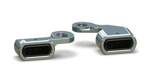 Polished Mirror Mount Under Control Indicators 96-14 FXST, 13-17 FXSB, 99-17 FXD & 96-03 XL Models