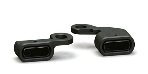 Black Mirror Mount Under Control Indicators 96-14 FXST, 13-14 FXSB, 99-17 FXD & 96-03 XL Models