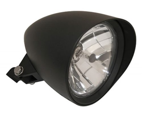 Black 5-3/4" Headlight Unit with visor