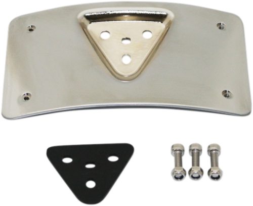 Chrome Radius License Plate Mount