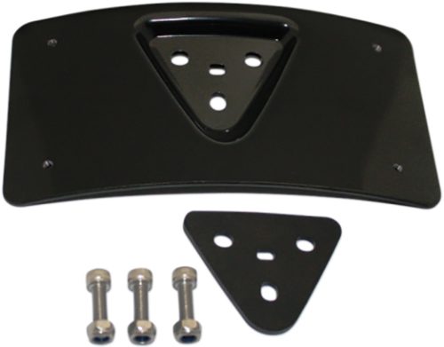 Black Radius License Plate Mount