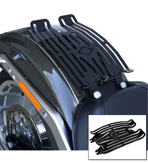 Black Luggage Rack 18-UP M8 FLFB