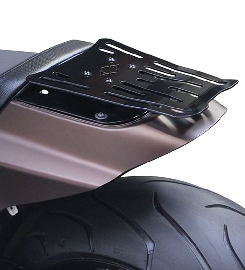 Black Luggage Rack 19-UP FXDR