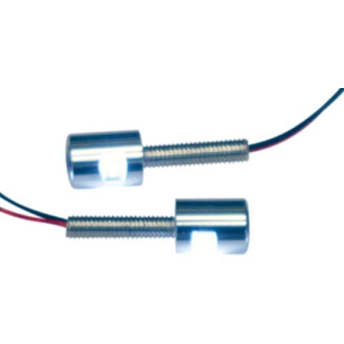Polished White Light LED License Plate Bolts