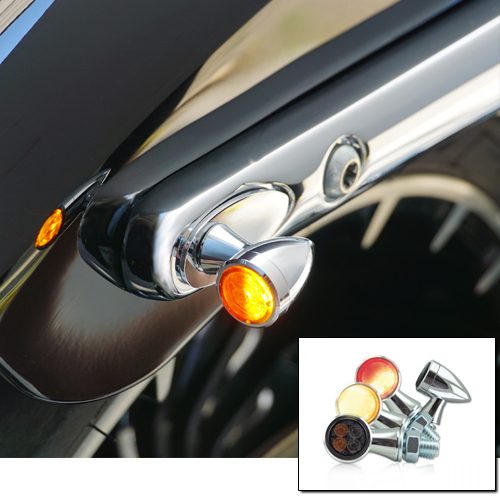Chrome Bullet 3 in 1 Indicators