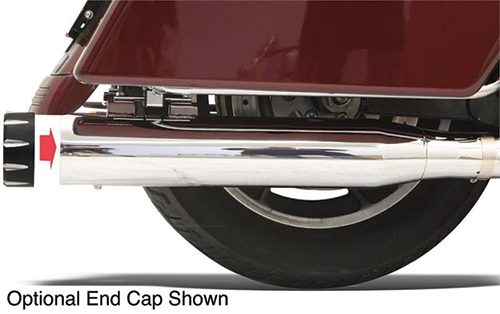 Quick Change Mufflers Chrome For 99-16 FLT/F LHT/FLHX/FLTR/FLHR AND H-D FL TRIKE (EXCEPT 15-16 FLRT)