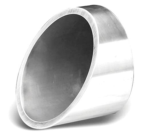 Slash Cut polished billet end cap