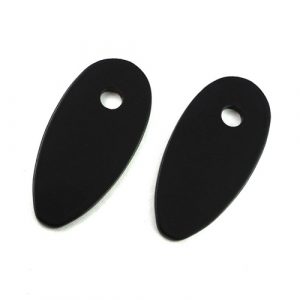 Black Strut Blank Off Plate with M6 Hole