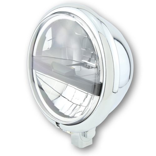 Chrome HIGHSIDER 5 3/4 inch LED headlight BATES STYLE