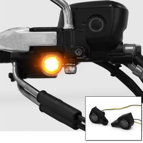 20MM Round Mirror Mount Indicators 04-13 Sportster