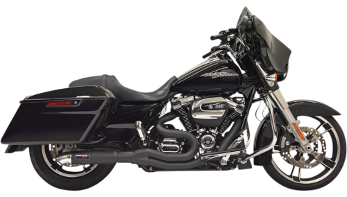 Road Rage II with Hot Rod Turnout Muffler System Black For 17-23 FLHT/FLHR/FLHX/FLTRU/FLTRK MODELS (EXCEPT CVO MODELS)
