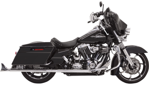 Fishtail Mufflers 33" Chrome For 99-16 FLT/FLHT/FLHR/FLTR/FLHX