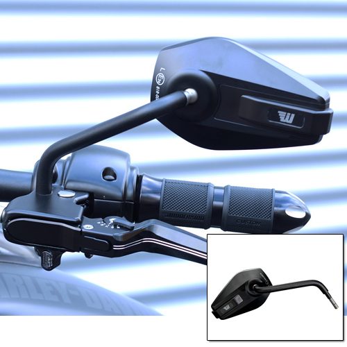 Handlebar mirror - Left hand side.