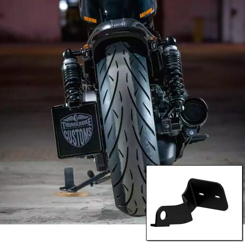 Short Nightster Sidemount License Plate Bracket