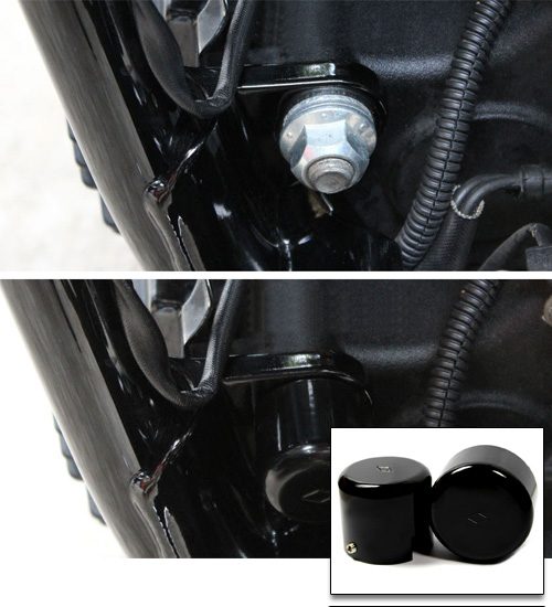 Engine Mount Bolt Cover 13-17 FXST/FXSB Models