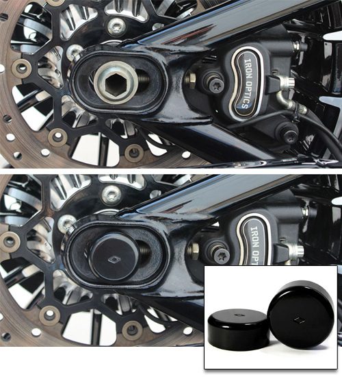 Rear Axle Bolt Cover 13-17 FXST/FXSB Models