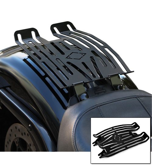 Black Luggage Rack 18-UP M8 FXBR