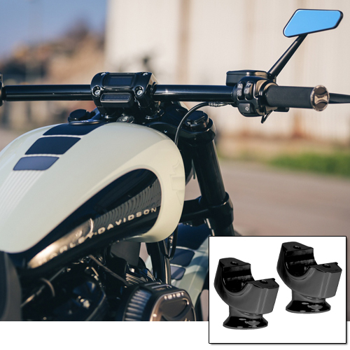 Black Flat Riser Kit by Thunderbike