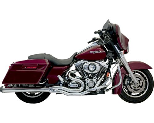 Road Rage II B4 Chrome Megaphone Style For 99-16 FLHT/FLHR/FLHX/FLTR
