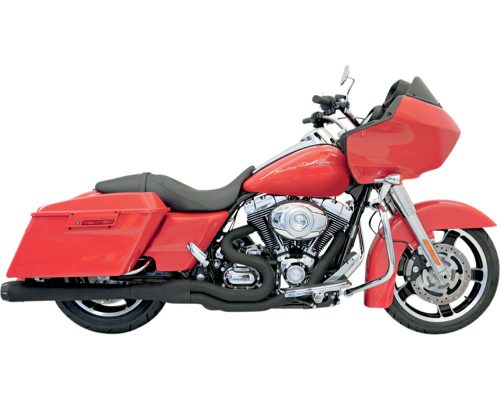Road Rage II B4 Black Megaphone Style For 99-16 FLHT/FLHR/FLHX/FLTR