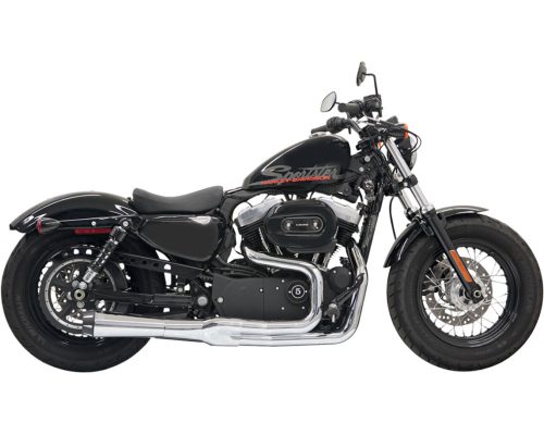Road Rage II Mega Power System Chrome Short For 04-13 XL W/ MID OR FWD CONTROLS