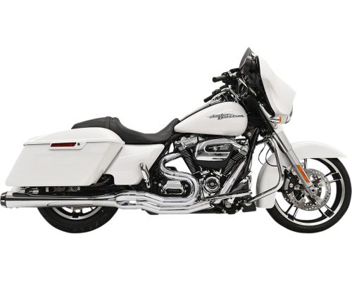Road Rage II B4 Chrome megaphone-style For 17-23 FLHT/FLHTK/FLHR/FLHX/FLTRX/FLTRU/FLTRK