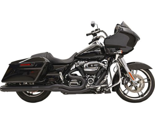 Road Rage II B4 Black straight-can-style For 17-23 FLHT/FLHTK/FLHR/FLHX/FLTRX/FLTRU/FLTRK