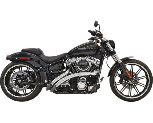 Radial Sweeper Chrome/Chrome Heat Shields For 18-23 FXFB/​FLFB/​FXBR/​FXBB/​FLSL/​FXDRS AND 20-23 FXST
