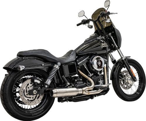 Road Rage Ripper With Superbike Muffler Stainless Steel For 06-17 Dyna w/ mid controls