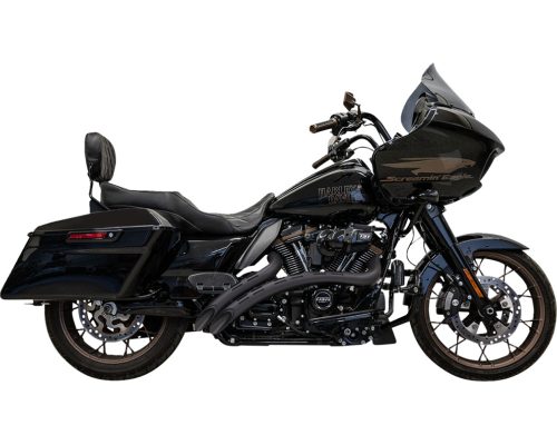 Radial Sweeper Black with Black Slotted Heat Shields For 23-UP FLHTK/FLHFB 22-23 FLTRXST/FLHXST/FLTRXSE 21-23 FLHRXS/FLTRXS/FLHXS 19-21 FLHTKSE 2019 FLTRXSE/FLHXS/FLHX
