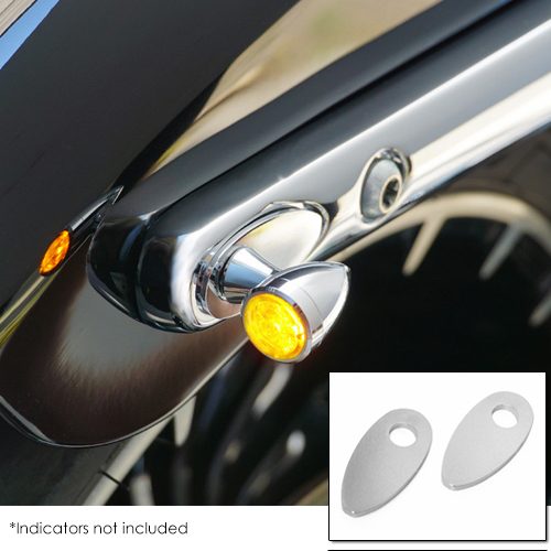 Chrome Strut Blank Off Plate