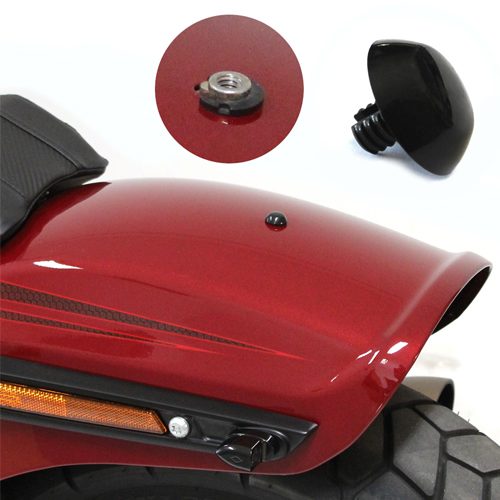Black Plastic Seat Screw Cover
