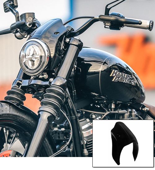 Black Headlight Cap for 18-UP FXBB