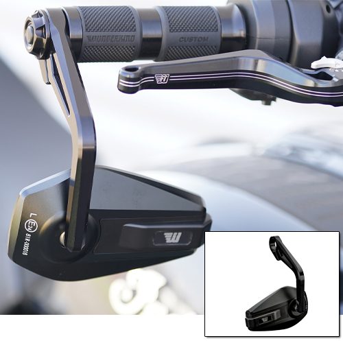Handlebar end mirror for 17-UP Indian FTR or Scout Models