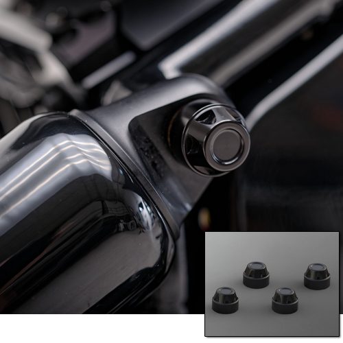 Crown Style Shock Bolt Cover Kit Indian Chief Models