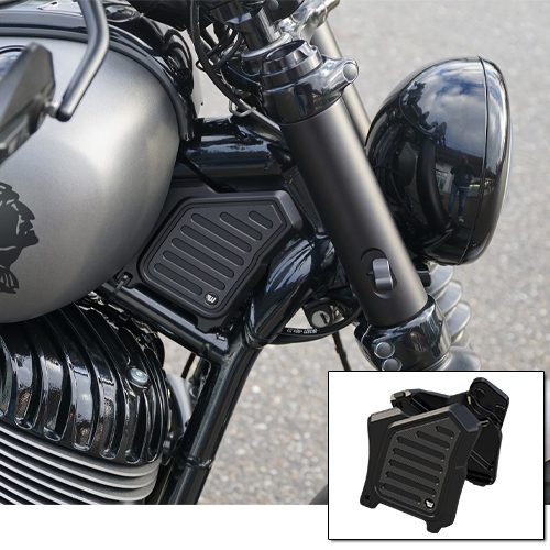 Triangle steering head frame cover