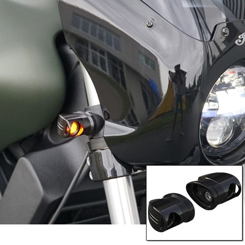 Indian Scout Front LED turn signal '2Stripes'