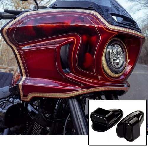 Front Stripe Black LED Indicator Low Rider ST '22-later