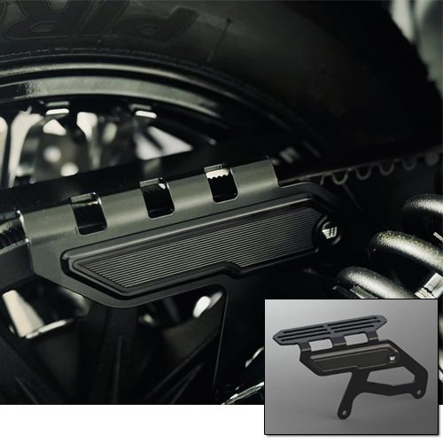 Belt guard with CNC milled cover for Dark Horse 116 Models